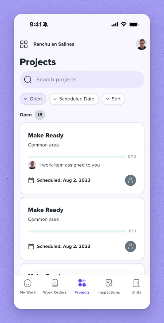 Create a New Work Order
